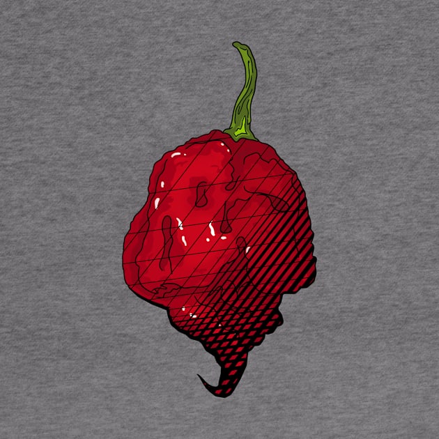 Habanero Chilli Pepper Sticker Spicy Hot Jalapeno Carolina Reaper by MojoCoffeeTime